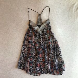 Flowy Patterned Top